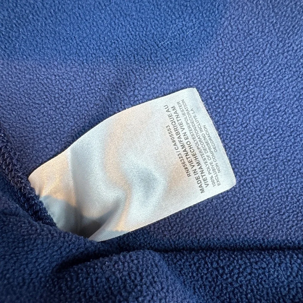 Nike Mens Therma-FIT Quarter Zip Pullover Size Large  Navy Blue Fleece Jacket
